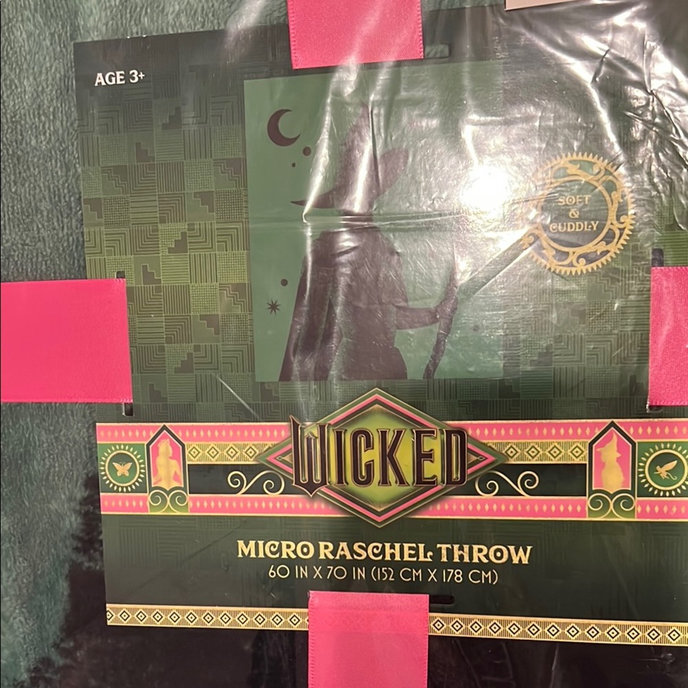 Wicked Elphaba Micro Raschel Throw Blanket